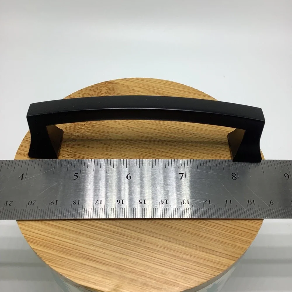 3 Matte Black Cabinet‎ Handles Cabinet Pulls Cupboard Drawer Dresser Handles